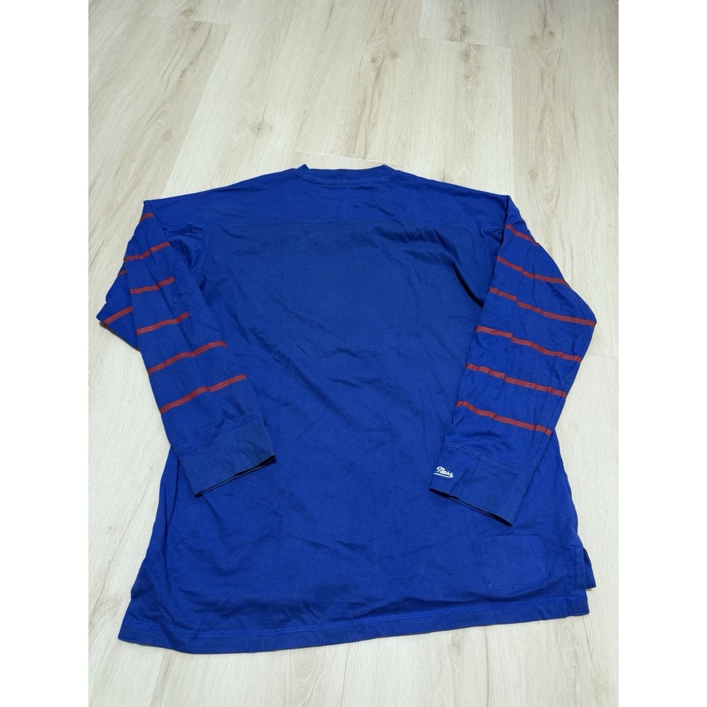 New England Patriots Mitchell & Ness NFL Men's XL Long Sleeve Shirt Throwbacks - Picture 8 of 8